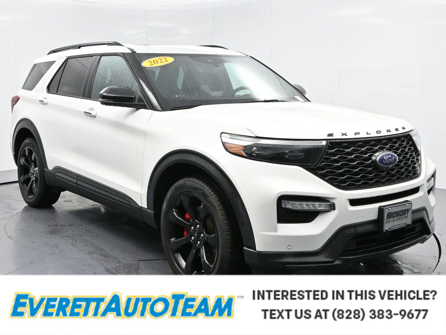Star White Metallic Tri-Coat 2022 Ford Explorer SUV / Crossover All-Wheel Drive Automatic