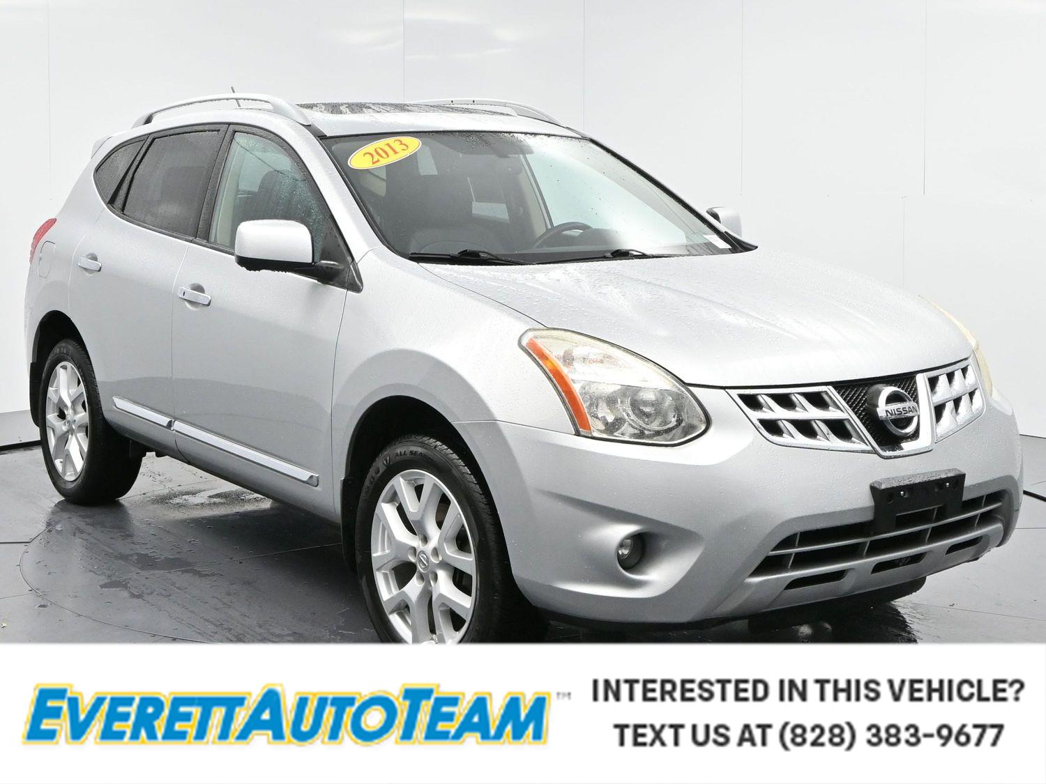 Brilliant Silver 2013 Nissan Rogue SUV / Crossover All-Wheel Drive Continuously Variable Transmission