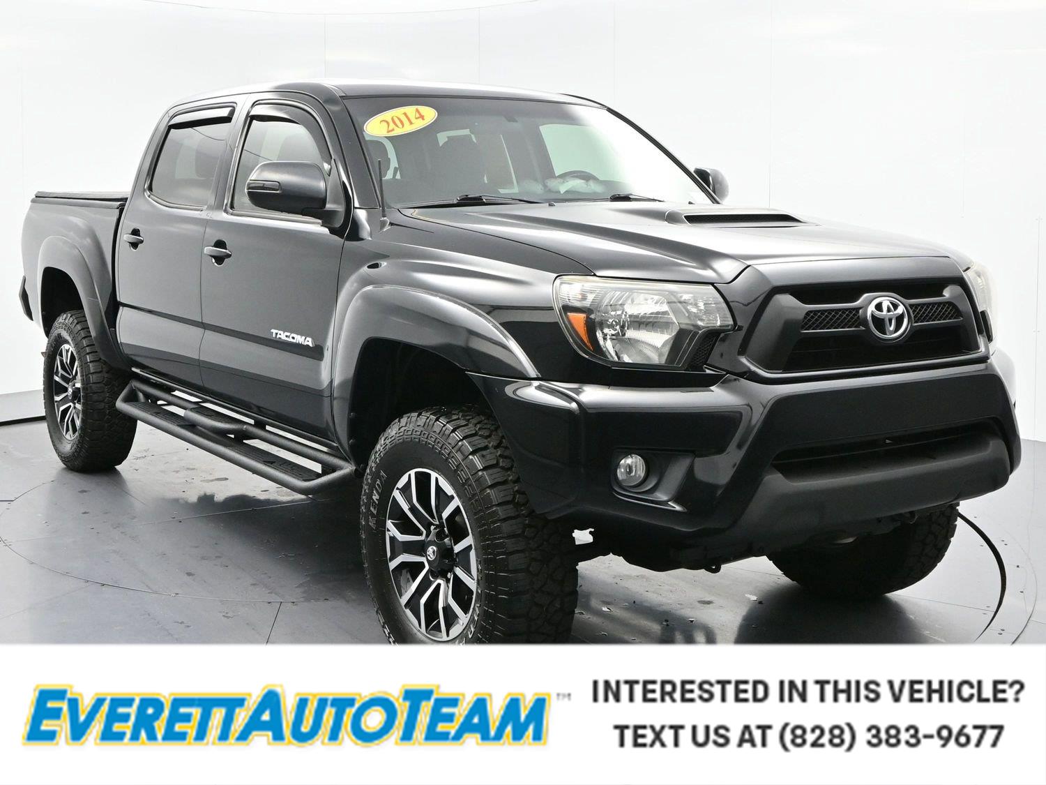 Black 2014 Toyota Tacoma Pickup Truck Four-Wheel Drive 5-Speed Automatic