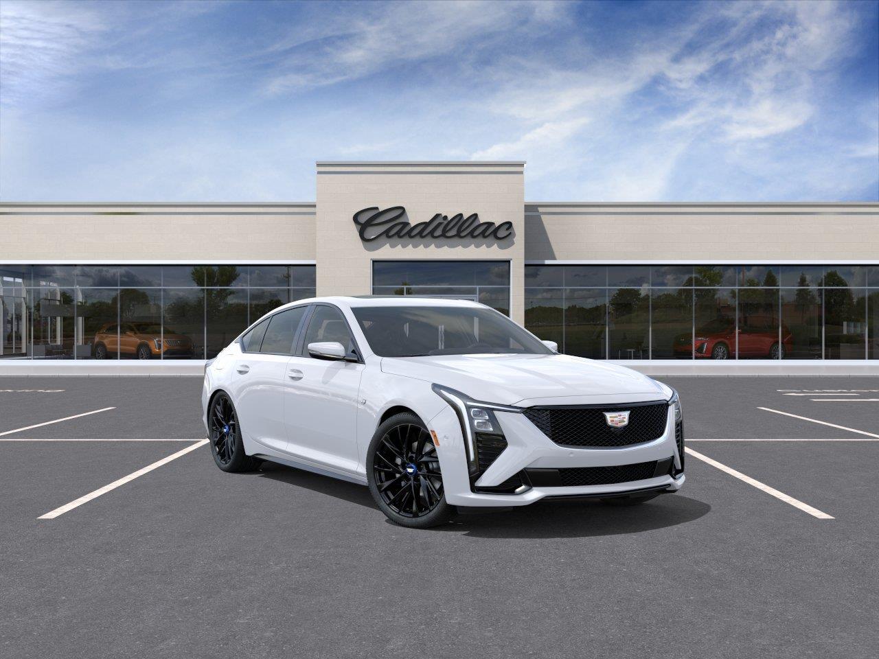 Summit White 2026 Cadillac CT5 Sedan Rear-Wheel Drive Automatic
