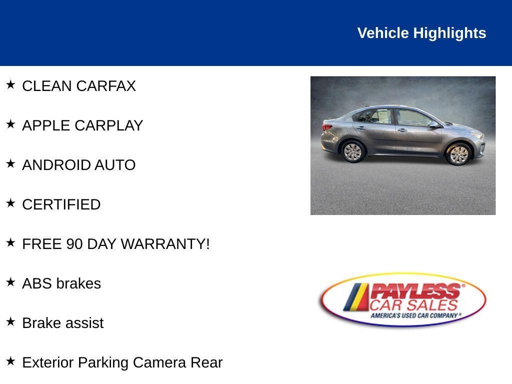 2019 Kia Rio S at Brad Windhams Used Cars