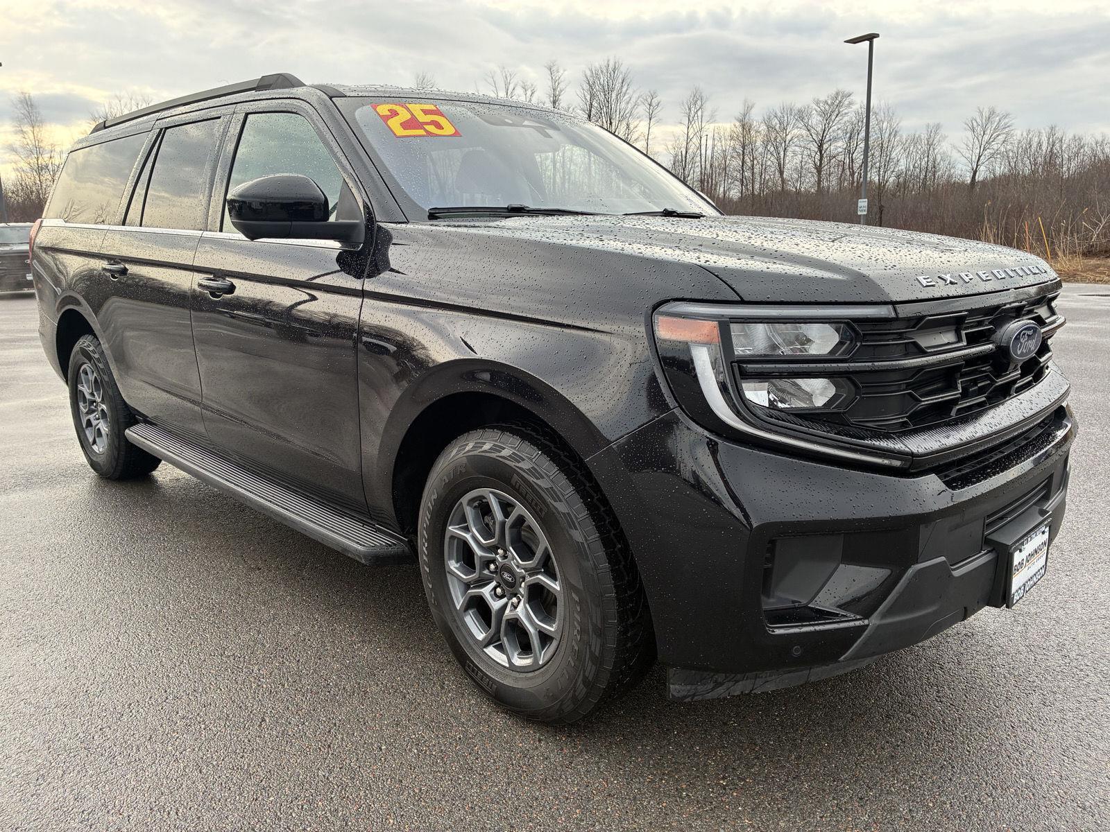 Agate Black 2025 Ford Expedition MAX Active 4WD SUV / Crossover Four-Wheel Drive Automatic