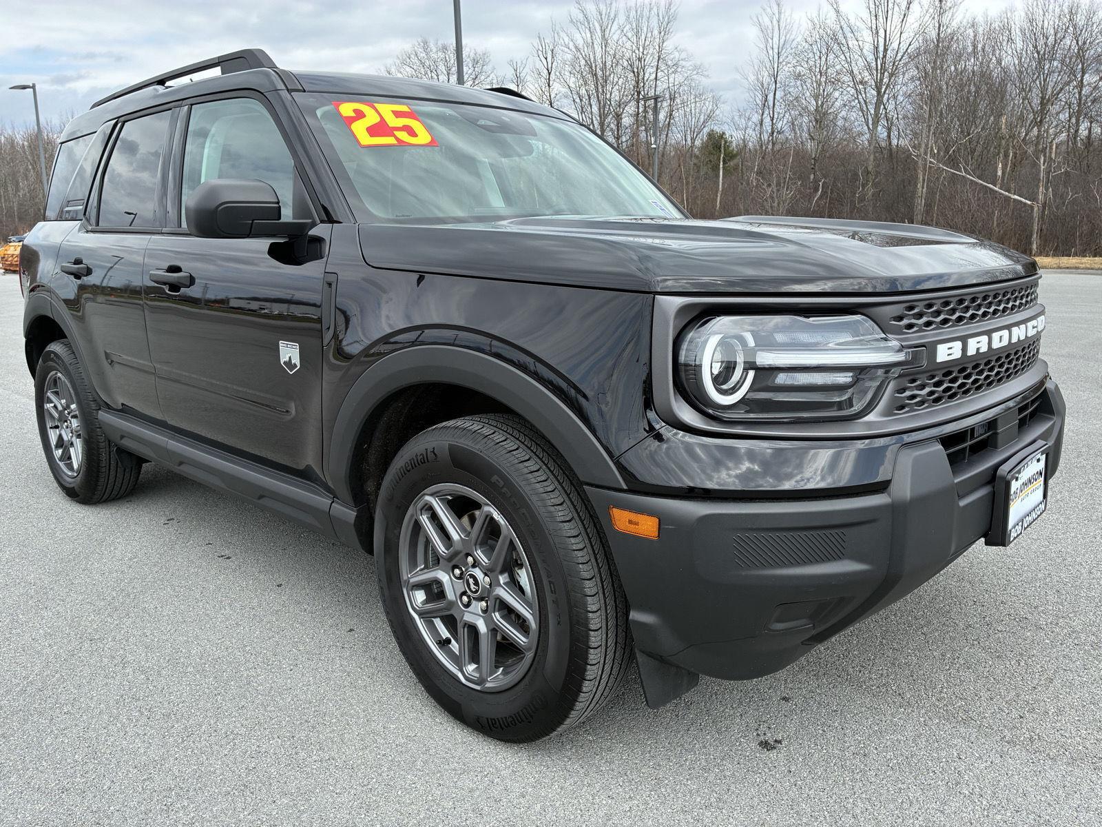Shadow Black 2025 Ford Bronco Sport Big Bend AWD SUV / Crossover All-Wheel Drive 8-Speed Automatic