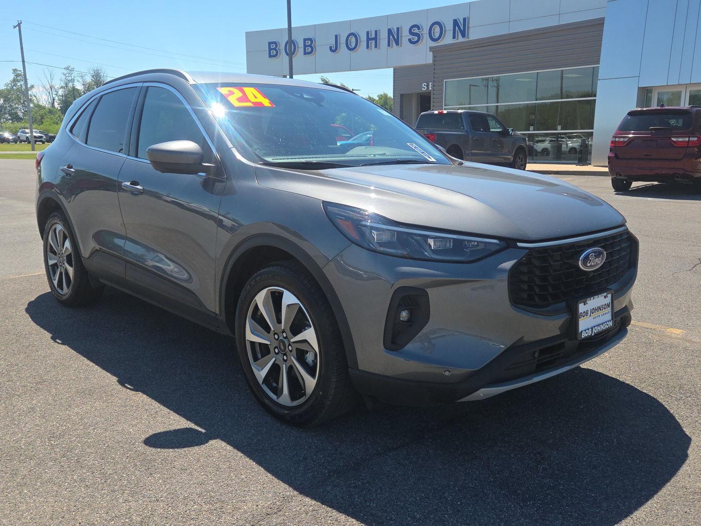 Carbonized Gray 2024 Ford Escape SUV / Crossover All-Wheel Drive 8-Speed Automatic
