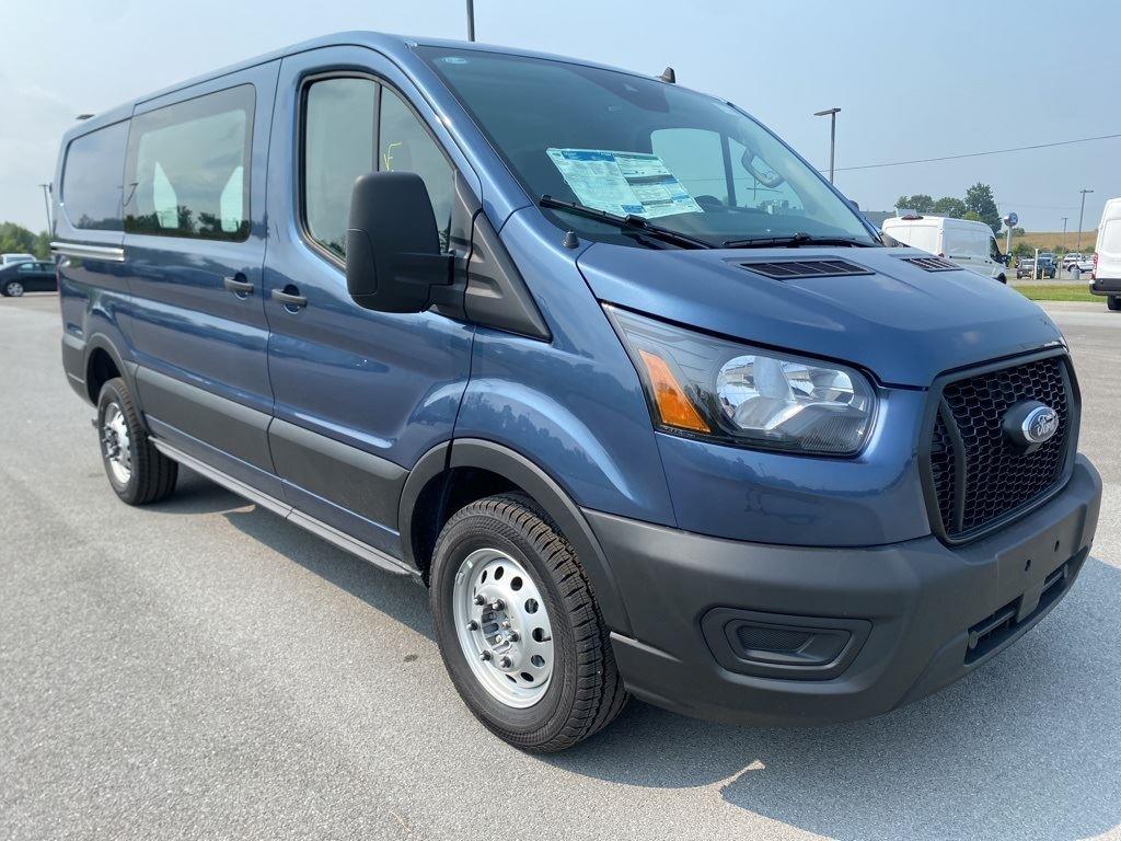Blue 2025 Ford Transit Cargo 150 Low Roof AWD Van All-Wheel Drive