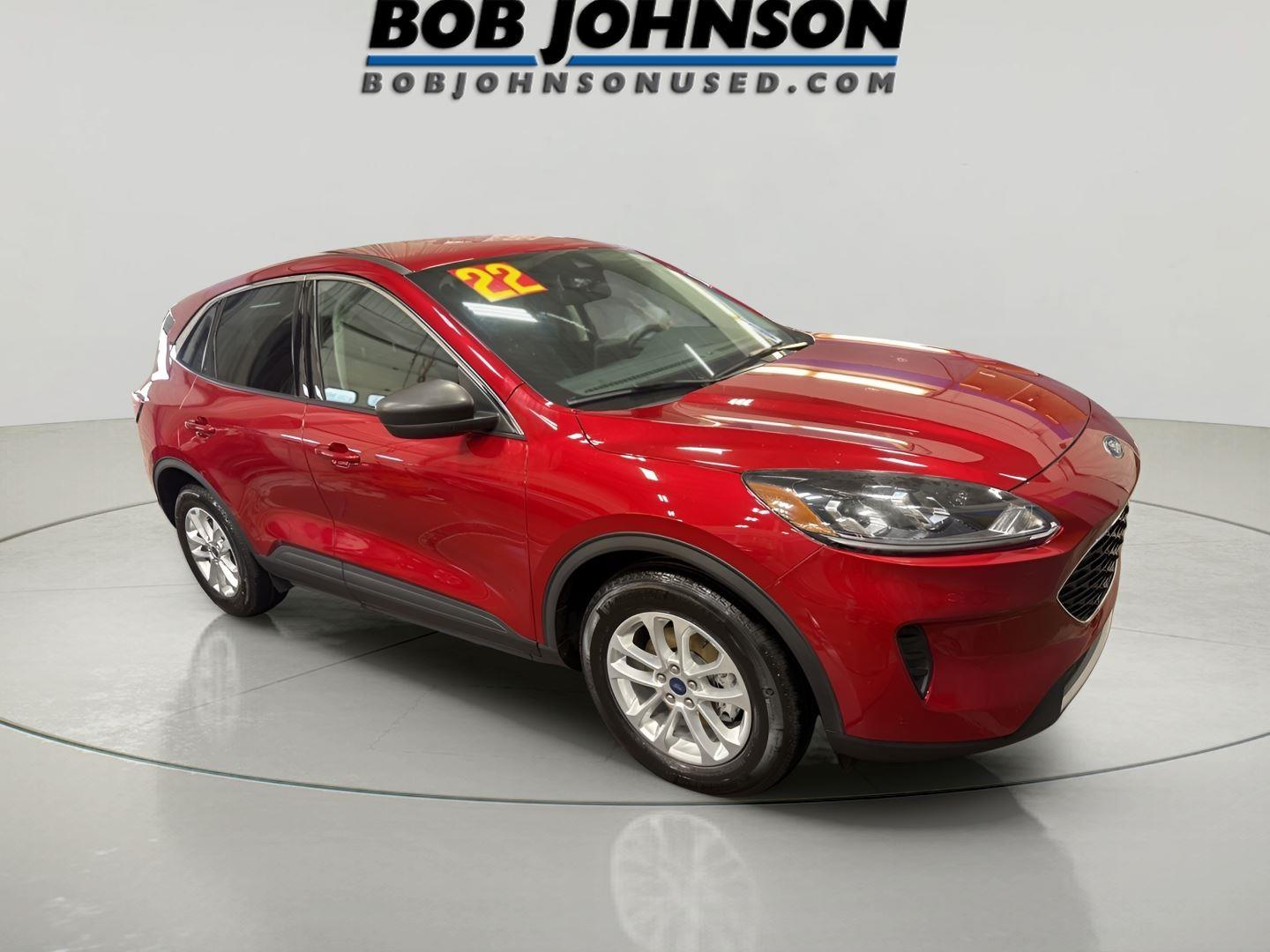 Rapid Red Metallic Tinted Clearcoat 2022 Ford Escape SE FWD SUV / Crossover Front-Wheel Drive 8-Speed Automatic