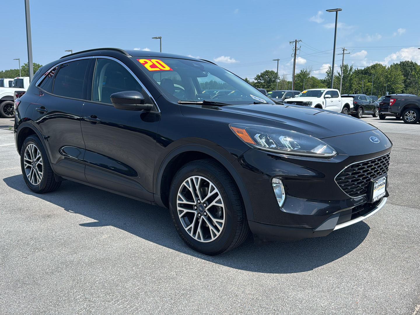 Agate Black 2020 Ford Escape SUV / Crossover All-Wheel Drive