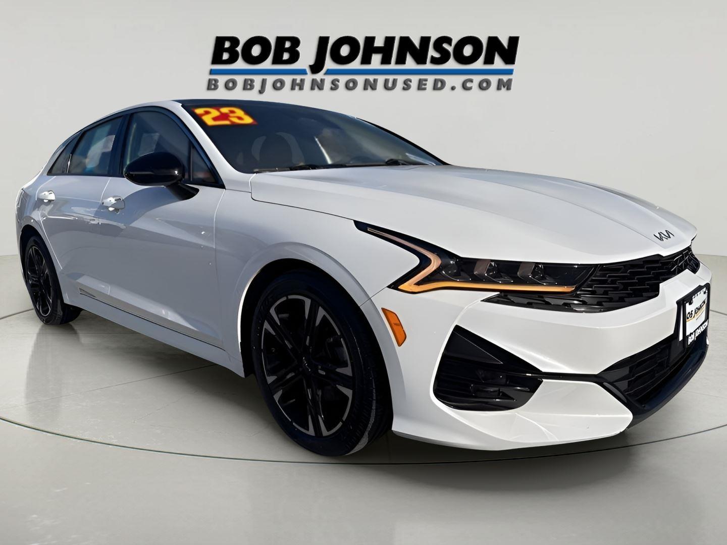 Glacial White Pearl 2023 Kia K5 GT-Line FWD Sedan Front-Wheel Drive 8-Speed Automatic