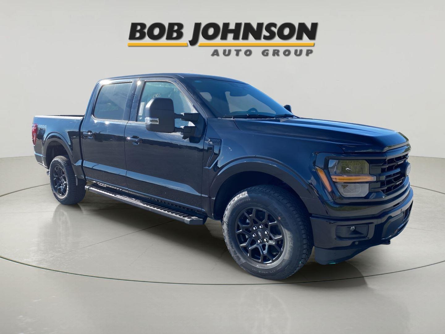 Agate Black 2025 Ford F-150 XLT SuperCrew 4WD Pickup Truck Four-Wheel Drive Automatic