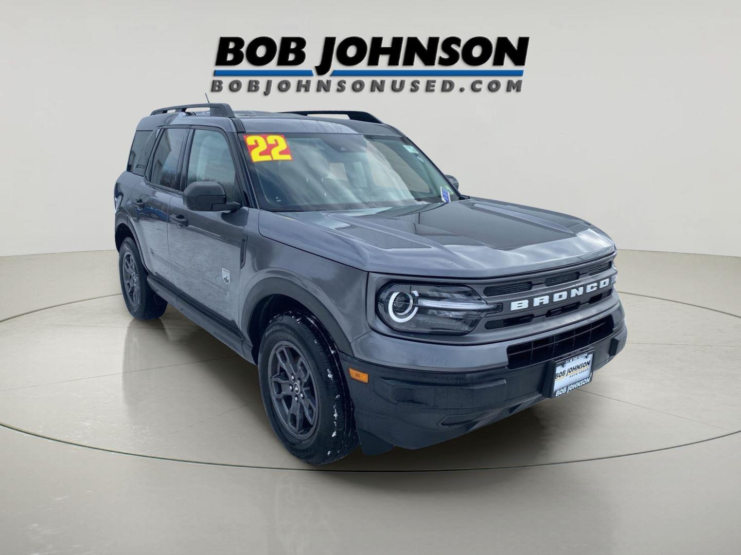 Carbonized Gray 2022 Ford Bronco Sport Big Bend AWD SUV / Crossover All-Wheel Drive 8-Speed Automatic