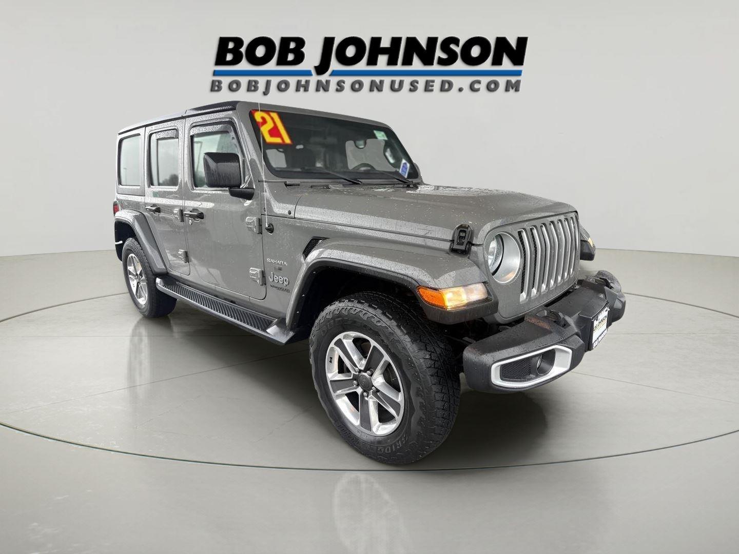 Sting-Grey 2021 Jeep Wrangler Unlimited Sahara 4WD SUV / Crossover Four-Wheel Drive 8-Speed Automatic