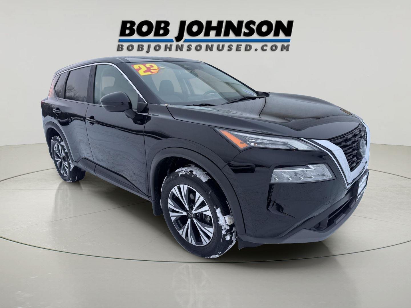 Super Black 2023 Nissan Rogue SV FWD SUV / Crossover Front-Wheel Drive Continuously Variable Transmission