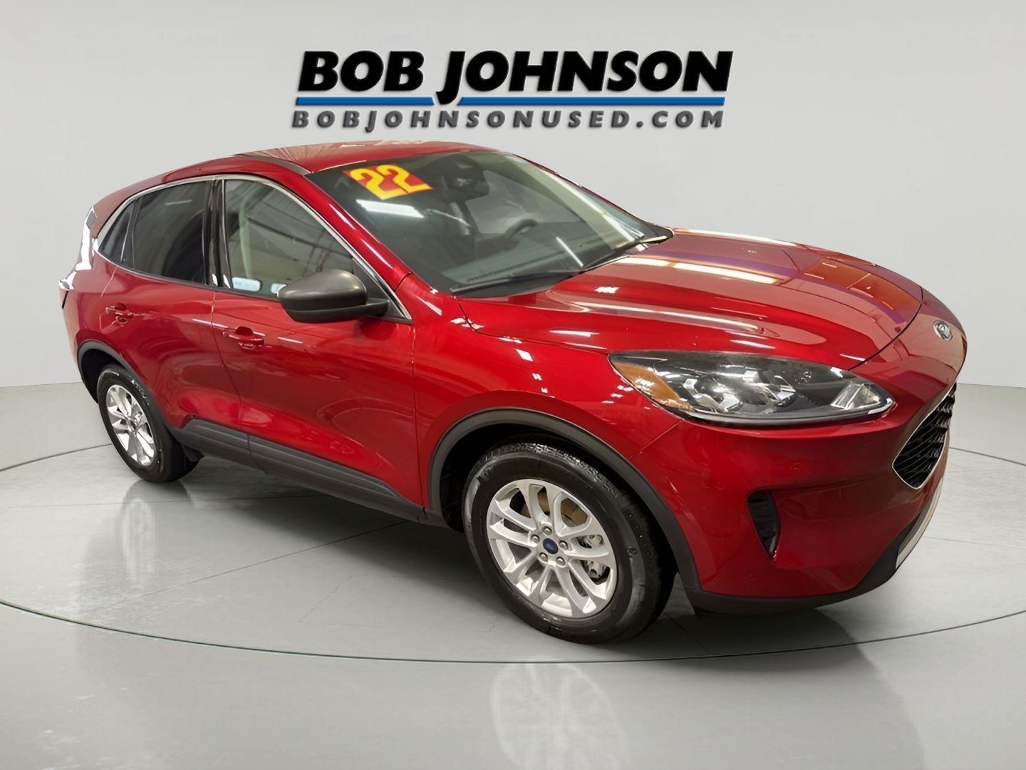 Rapid Red Metallic Tinted Clearcoat 2022 Ford Escape SE FWD SUV / Crossover Front-Wheel Drive 8-Speed Automatic