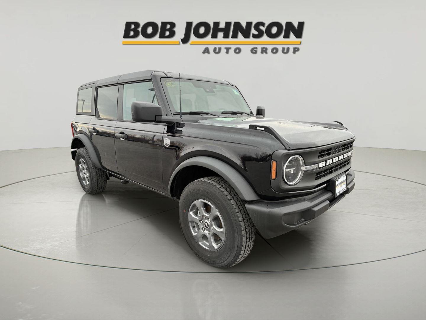 Shadow Black 2025 Ford Bronco Big Bend 4-Door 4WD SUV / Crossover Four-Wheel Drive 7-Speed Manual