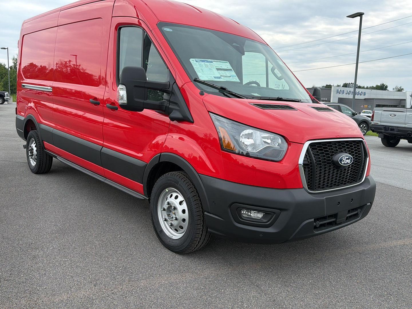 Race Red 2026 Ford Transit Cargo Van All-Wheel Drive