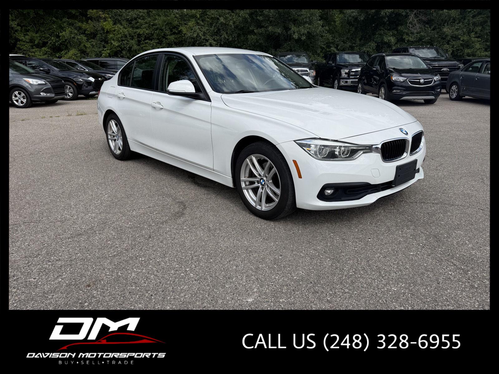 Alpine White 2018 BMW 3 Series Sedan All-Wheel Drive Automatic