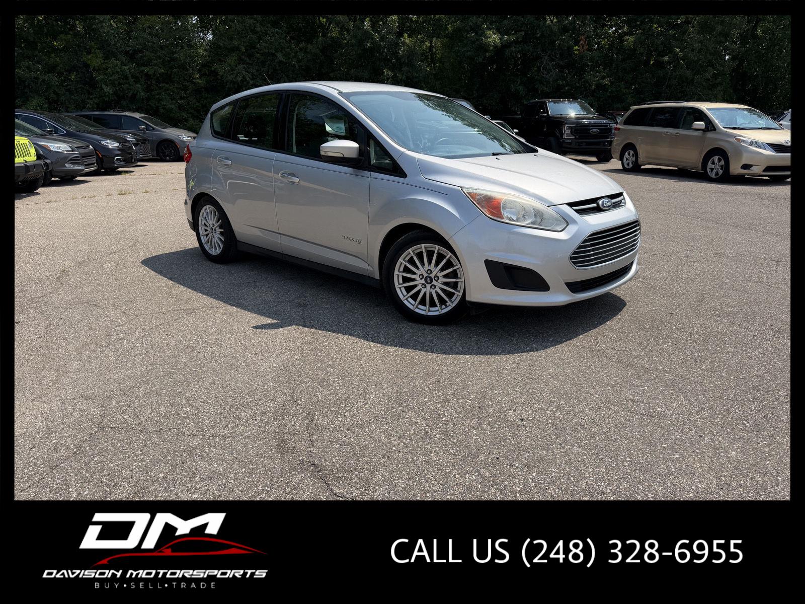 Ingot Silver Metallic 2013 Ford C-Max Hybrid Wagon Front-Wheel Drive Continuously Variable Transmission
