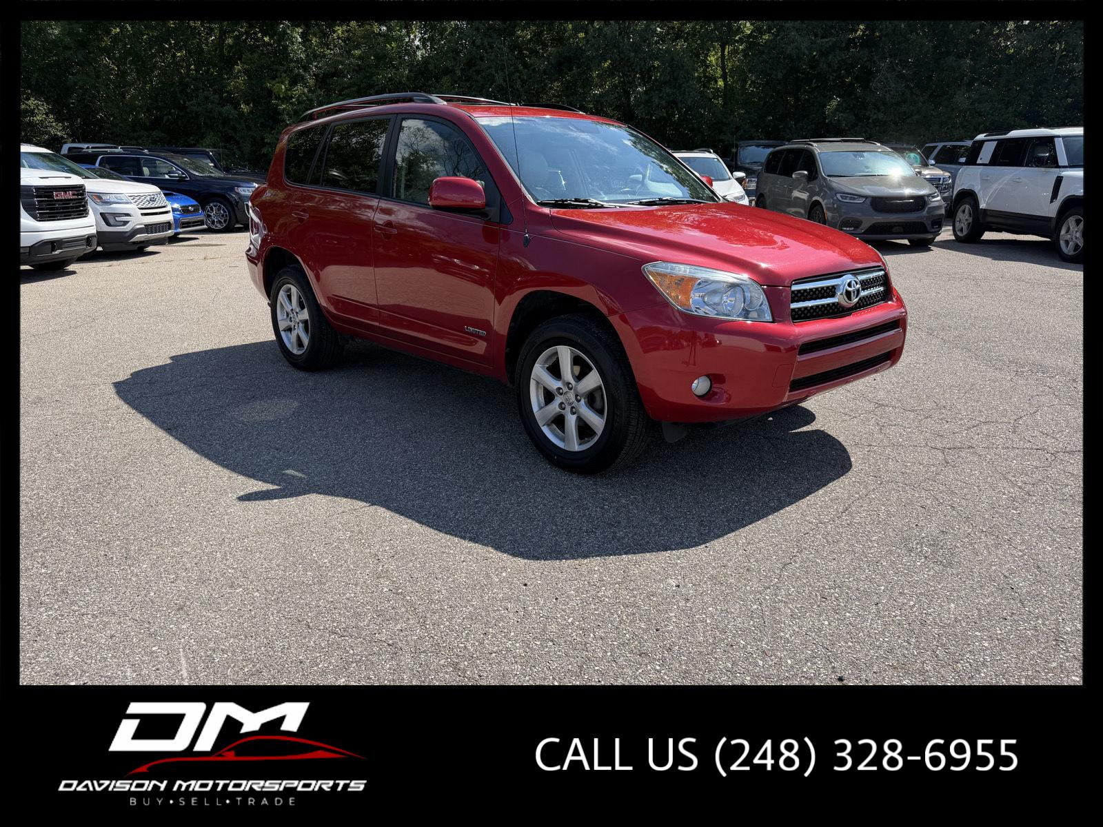 Barcelona Red Metallic 2008 Toyota RAV4 SUV / Crossover Front-Wheel Drive Automatic