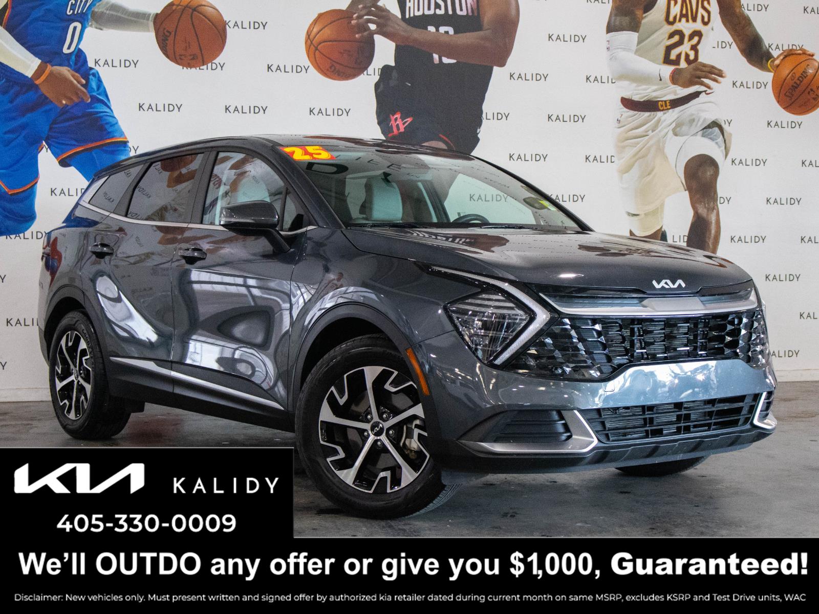Gravity Gray 2025 Kia Sportage EX FWD SUV / Crossover Front-Wheel Drive Automatic