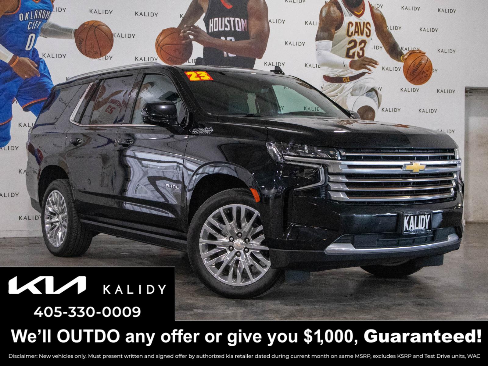Black 2023 Chevrolet Tahoe SUV / Crossover Four-Wheel Drive Automatic