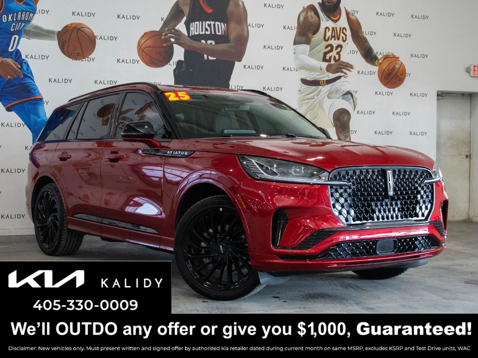 Red Carpet Tinted Clearcoat 2025 Lincoln Aviator Reserve AWD SUV / Crossover All-Wheel Drive Automatic