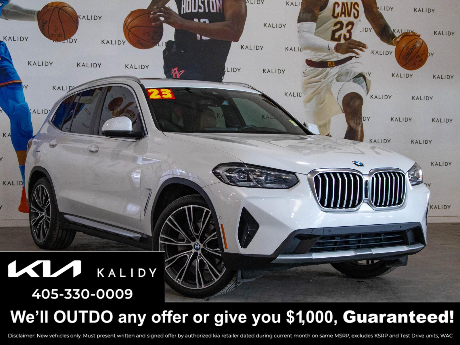 Mineral White Metallic 2023 BMW X3 sDrive30i RWD SUV / Crossover Rear-Wheel Drive