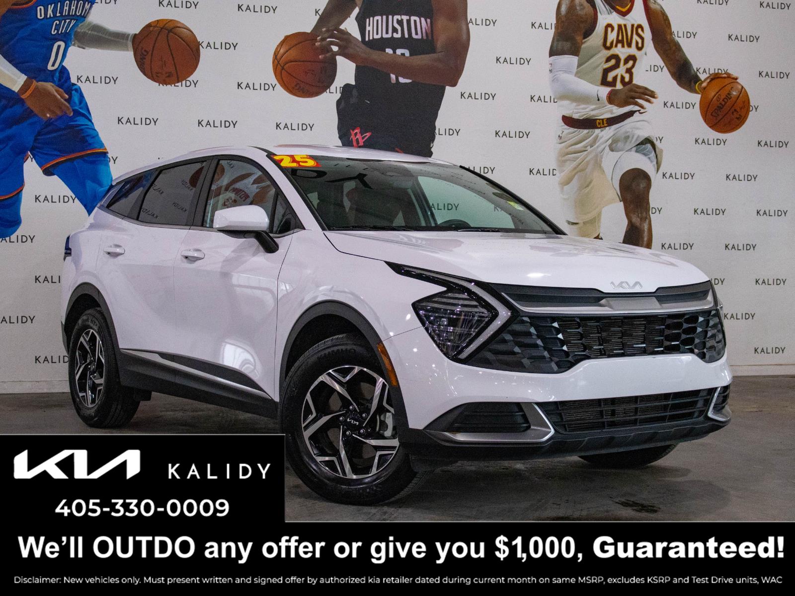 Glacial White Pearl 2025 Kia Sportage LX AWD SUV / Crossover All-Wheel Drive Automatic