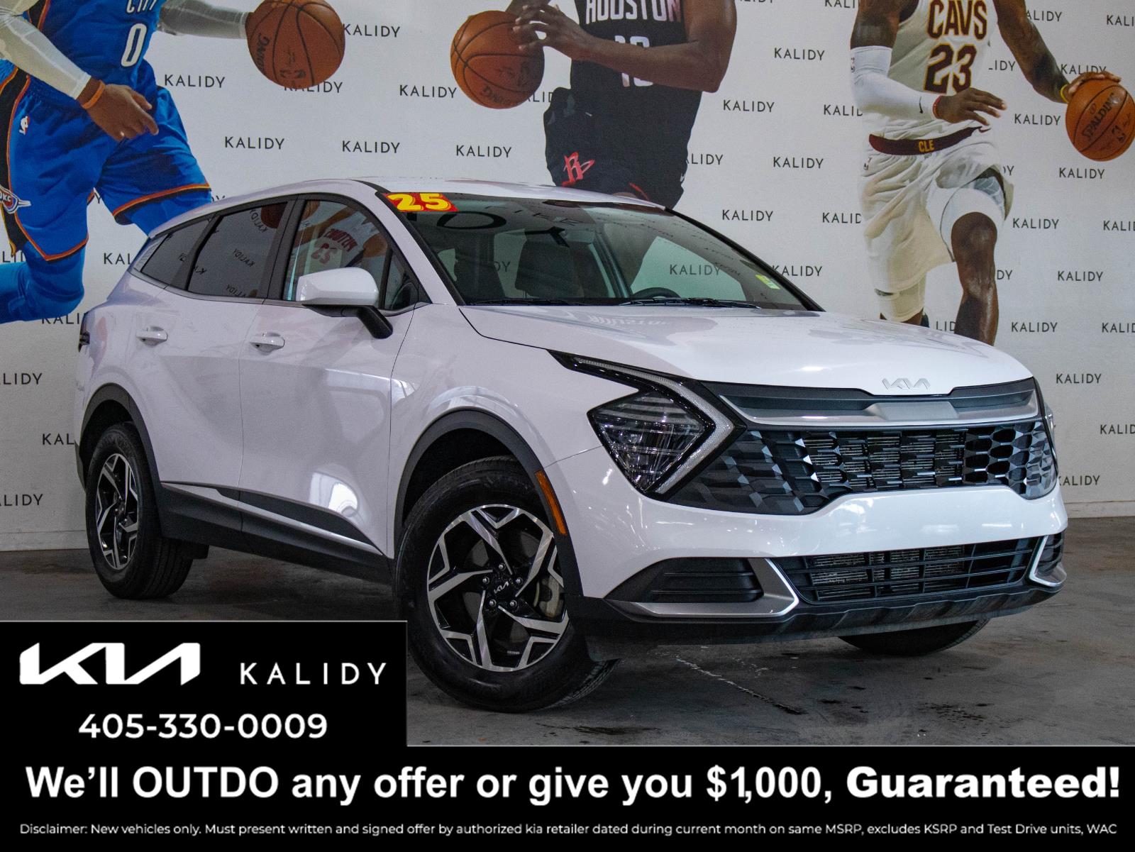 Glacial White Pearl 2025 Kia Sportage LX AWD SUV / Crossover All-Wheel Drive Automatic