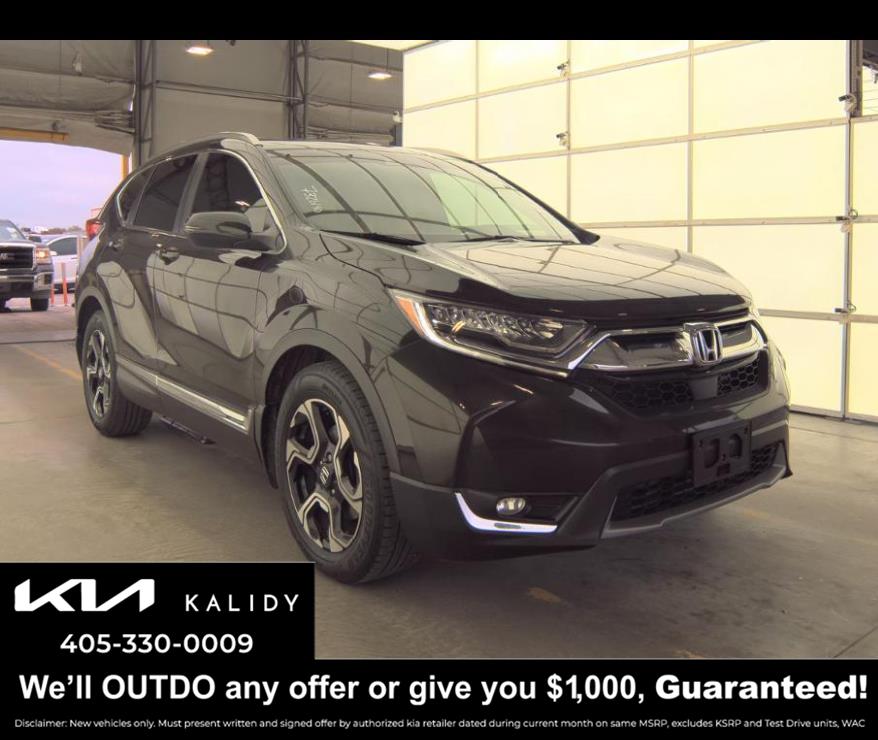 Green (Dark Olive Metallic) 2017 Honda CR-V Touring FWD SUV / Crossover Front-Wheel Drive Continuously Variable Transmission