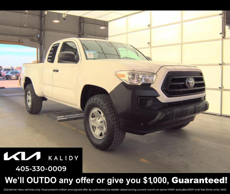 Super White 2020 Toyota Tacoma SR I4 Access Cab RWD Pickup Truck 4X2 Automatic