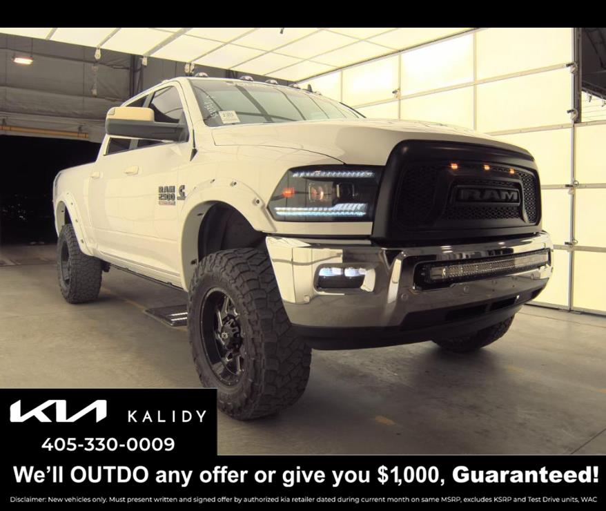 Bright White Clearcoat 2018 RAM 2500 Big Horn Crew Cab 4WD Pickup Truck Four-Wheel Drive 6-Speed Automatic