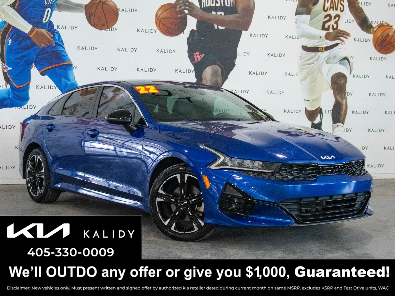 Sapphire Blue 2022 Kia K5 GT-Line FWD Sedan Front-Wheel Drive Automatic