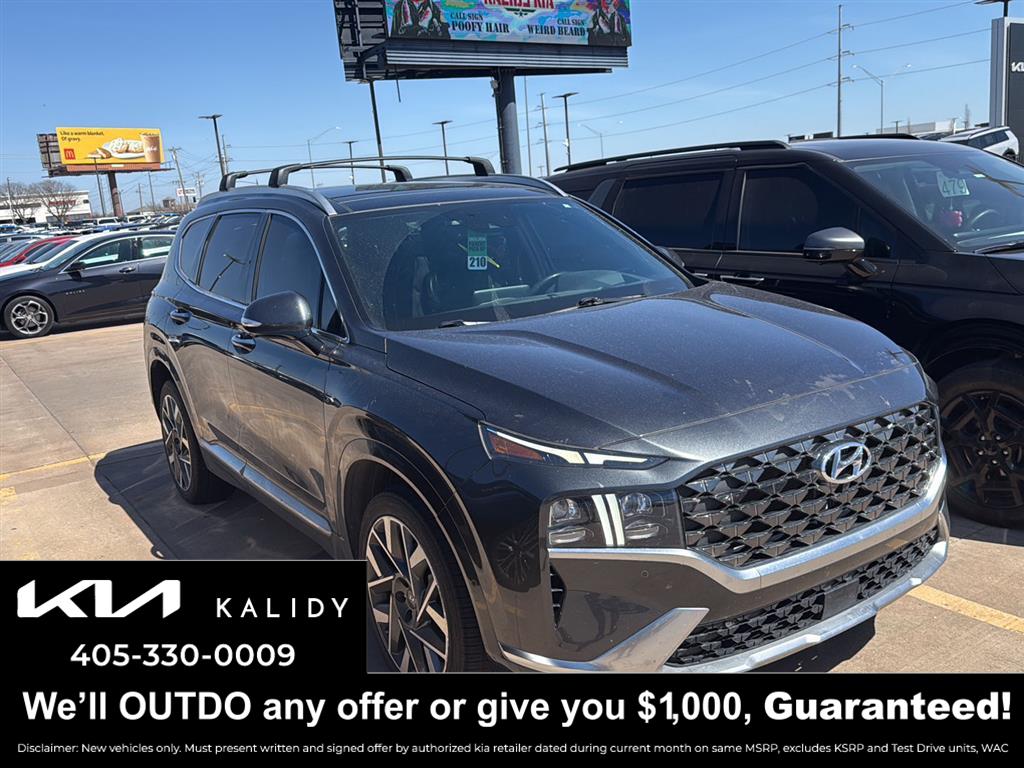 Twilight Black 2022 Hyundai Santa Fe Calligraphy FWD SUV / Crossover Front-Wheel Drive Automatic