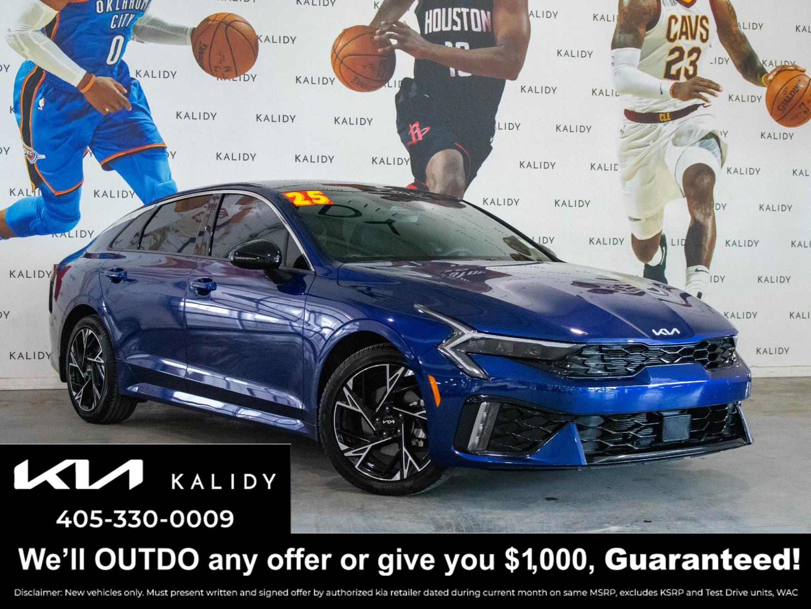 Yacht Blue 2025 Kia K5 GT-Line FWD Sedan Front-Wheel Drive Automatic