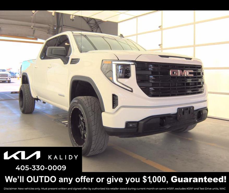 Summit White 2024 GMC Sierra 1500 Elevation Crew Cab RWD Pickup Truck 4X2 Automatic