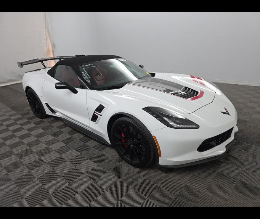 Arctic White 2019 Chevrolet Corvette Grand Sport 1LT Convertible RWD Convertible Rear-Wheel Drive 8-Speed Automatic