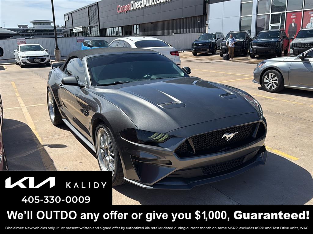 2018 Ford Mustang GT Premium Convertible RWD Convertible Rear-Wheel Drive 6-Speed Manual