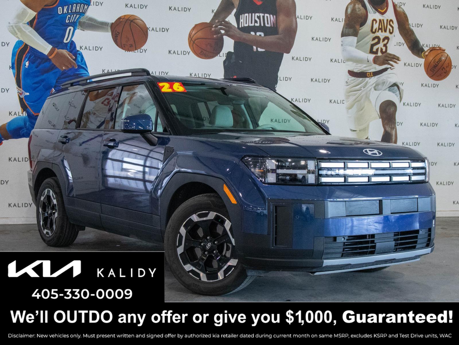 Atlantis Blue 2026 Hyundai Santa Fe SEL FWD SUV / Crossover Front-Wheel Drive Automatic