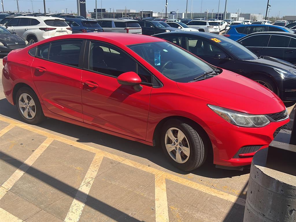 Red Hot 2017 Chevrolet Cruze LS Sedan FWD Sedan Front-Wheel Drive 6-Speed Automatic