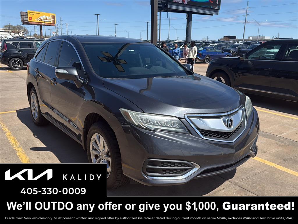Gray (Graphite Luster Metallic) 2016 Acura RDX FWD with Technology Package SUV / Crossover Front-Wheel Drive Automatic