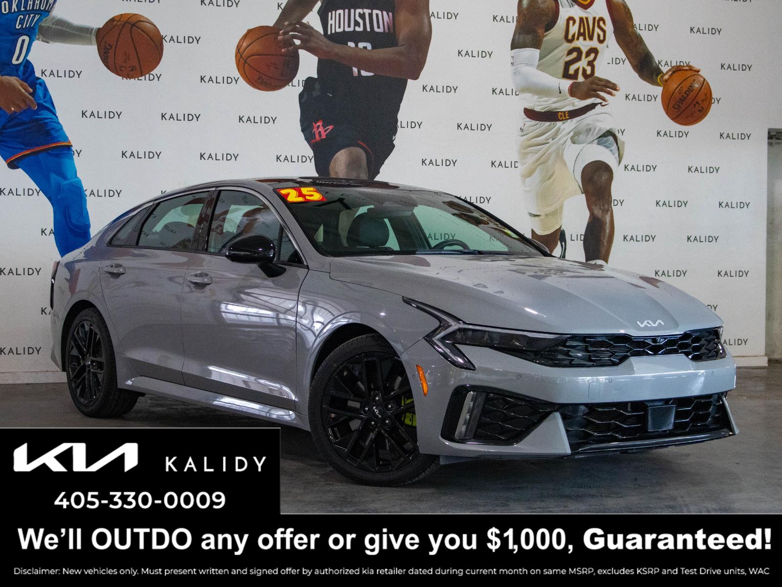 Wolf Gray 2025 Kia K5 GT FWD Sedan Front-Wheel Drive 8-Speed Dual Clutch