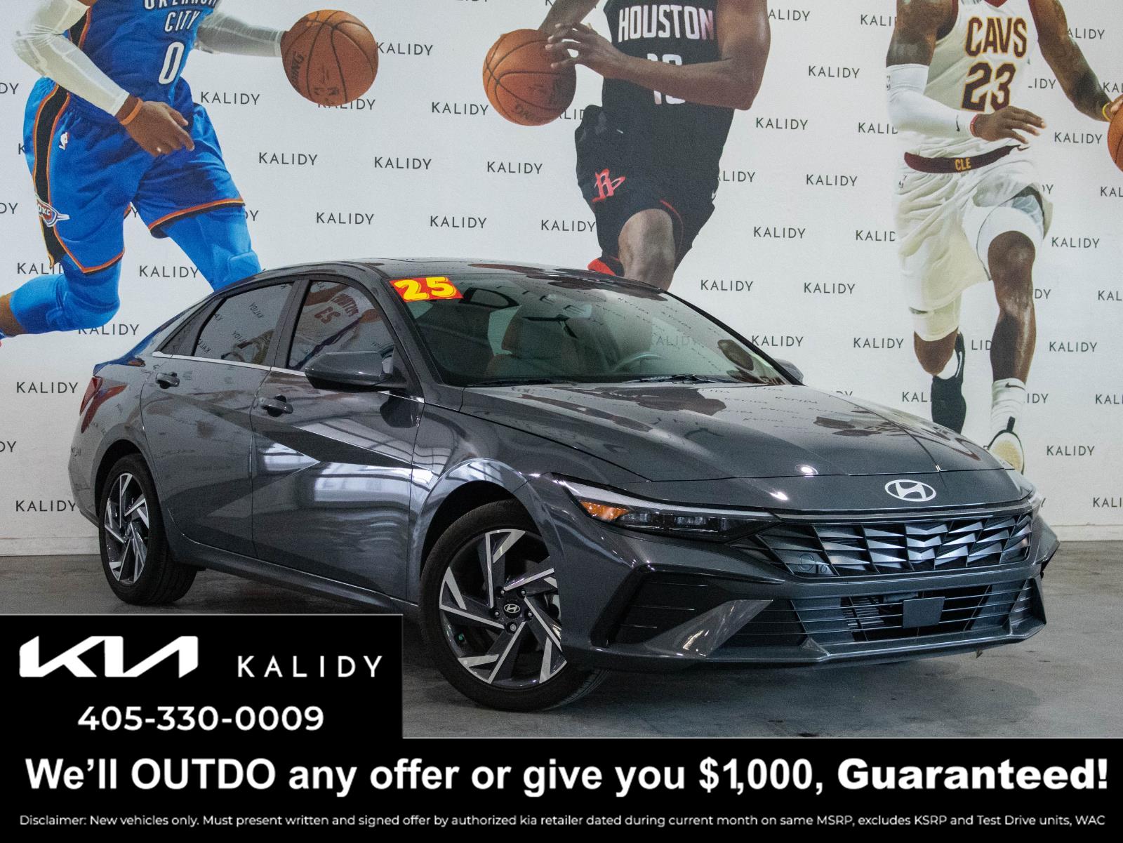 Ecotronic Gray 2025 Hyundai Elantra SEL Convenience FWD Sedan Front-Wheel Drive Continuously Variable Transmission