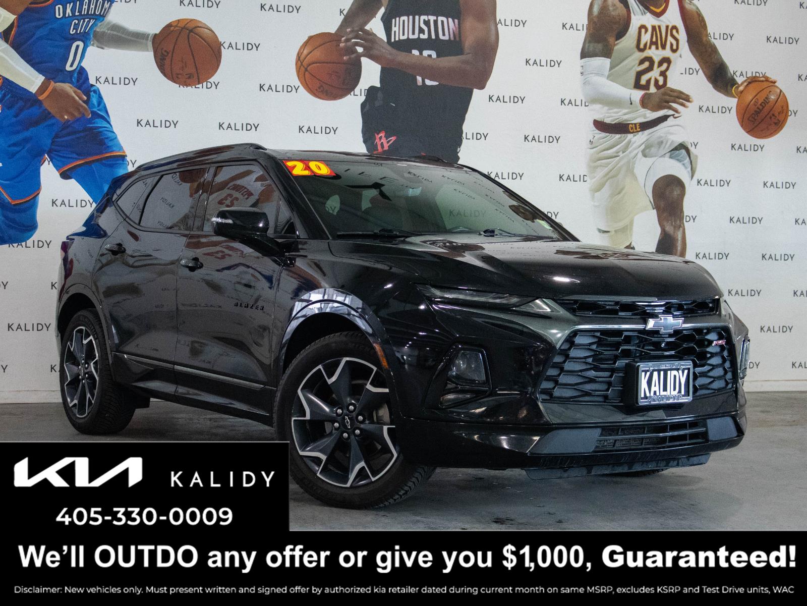 Black 2020 Chevrolet Blazer RS FWD SUV / Crossover Front-Wheel Drive 9-Speed Automatic