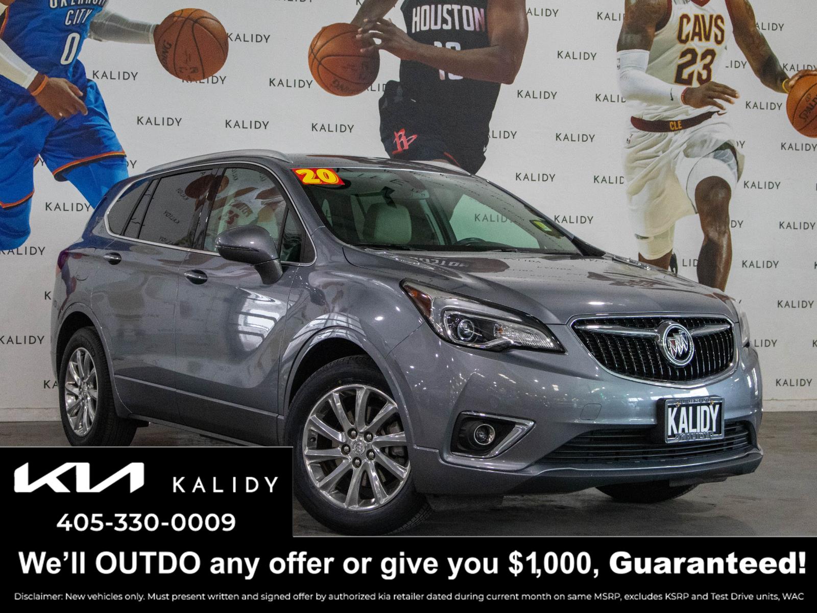 Gray (Satin Steel Metallic) 2020 Buick Envision Essence FWD SUV / Crossover Front-Wheel Drive 6-Speed Automatic