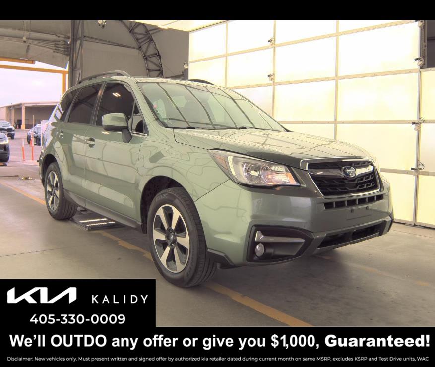 Jasmine Green Metallic 2017 Subaru Forester 2.5i Limited SUV / Crossover All-Wheel Drive Continuously Variable Transmission