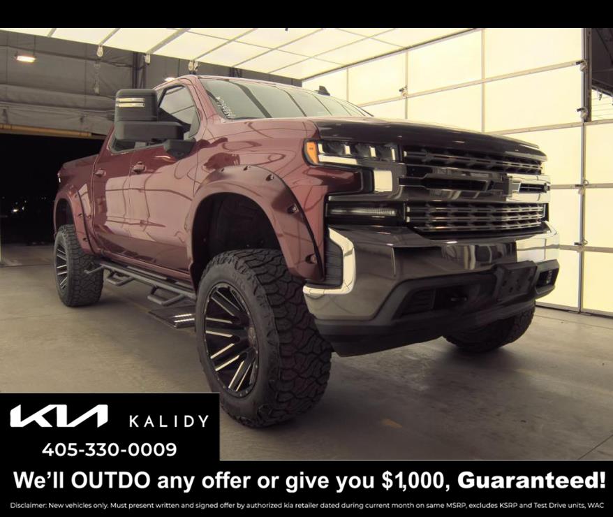 Cajun Red Tintcoat 2019 Chevrolet Silverado 1500 Pickup Truck Four-Wheel Drive 8-Speed Automatic
