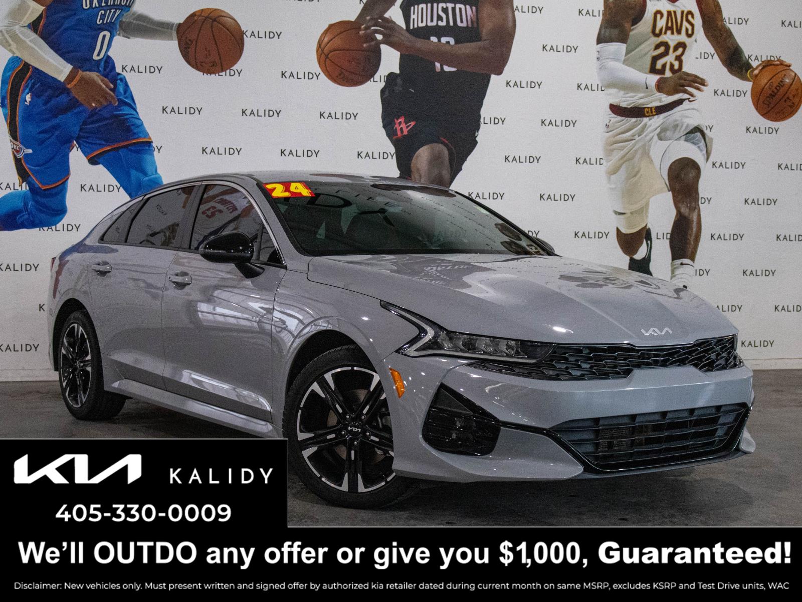 Wolf Gray 2024 Kia K5 GT-Line FWD Sedan Front-Wheel Drive Automatic