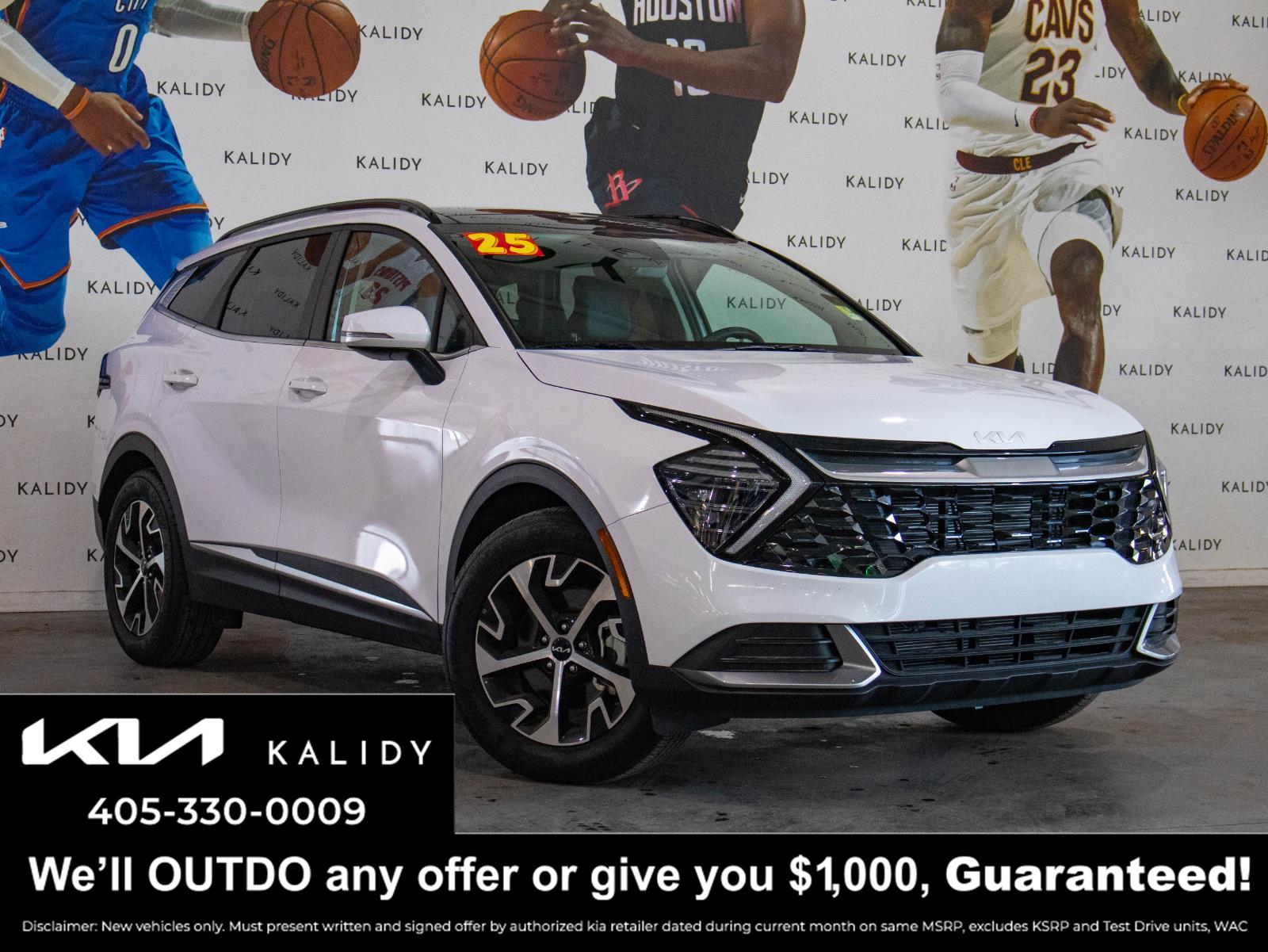 Glacial White Pearl 2025 Kia Sportage EX FWD SUV / Crossover Front-Wheel Drive Automatic