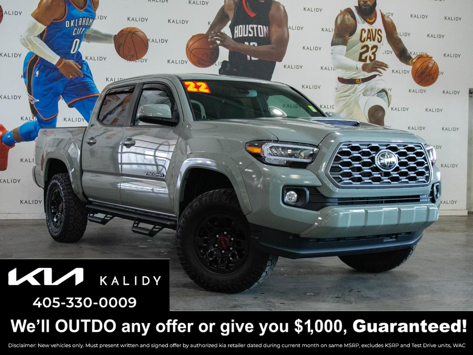 Lunar Rock 2022 Toyota Tacoma TRD Sport Double Cab 4WD Pickup Truck Four-Wheel Drive Automatic