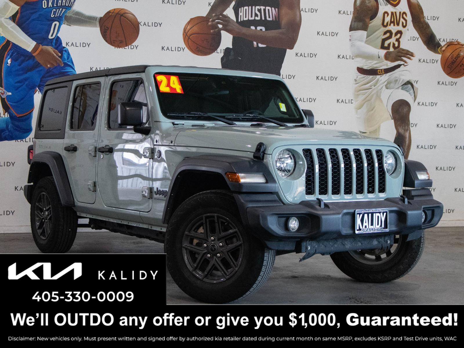 Earl Clearcoat 2024 Jeep Wrangler Sport S 4-Door 4WD SUV / Crossover Four-Wheel Drive 8-Speed Automatic